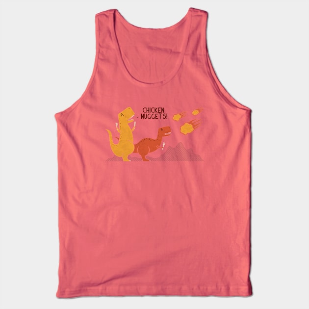 Chicken Nuggets Tank Top by HandsOffMyDinosaur